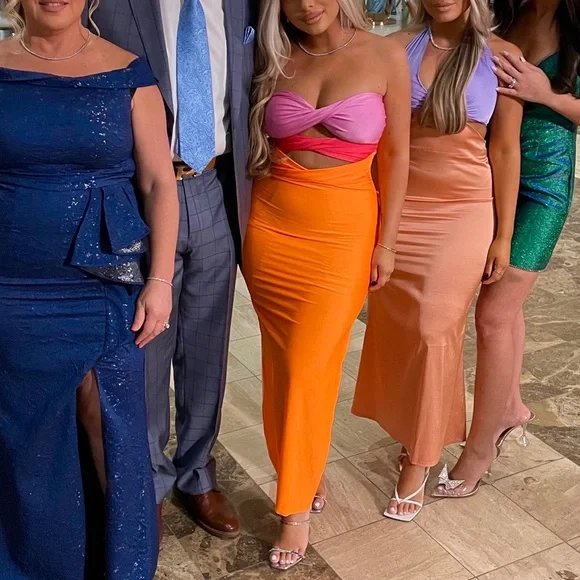 Cutout Multicolor Dress! - Picture 2 of 3